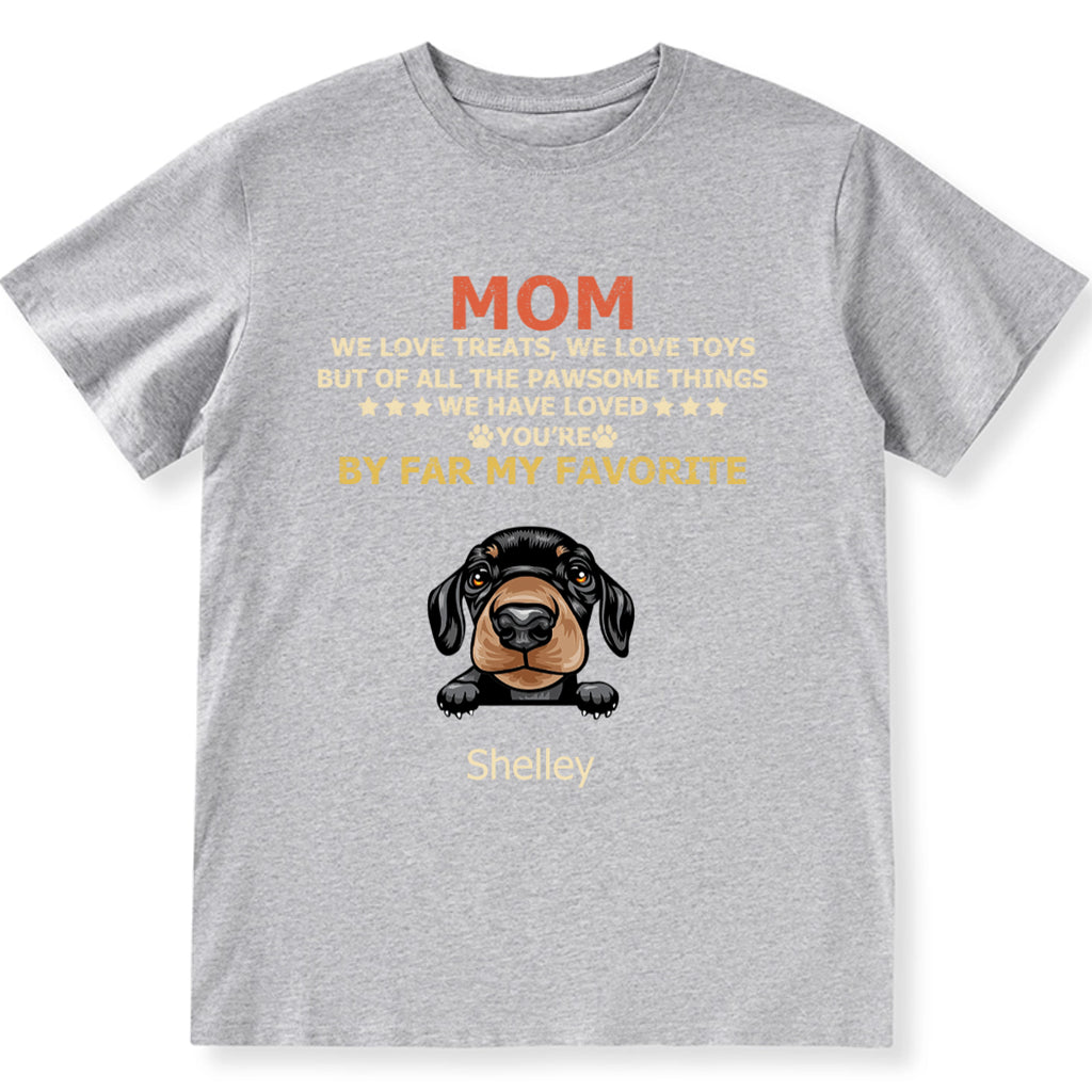 Mom Is Our Favorite - Personalized Custom Unisex T-shirt