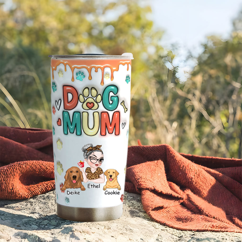 Mom Of Dogs - Personalized Custom Tumbler