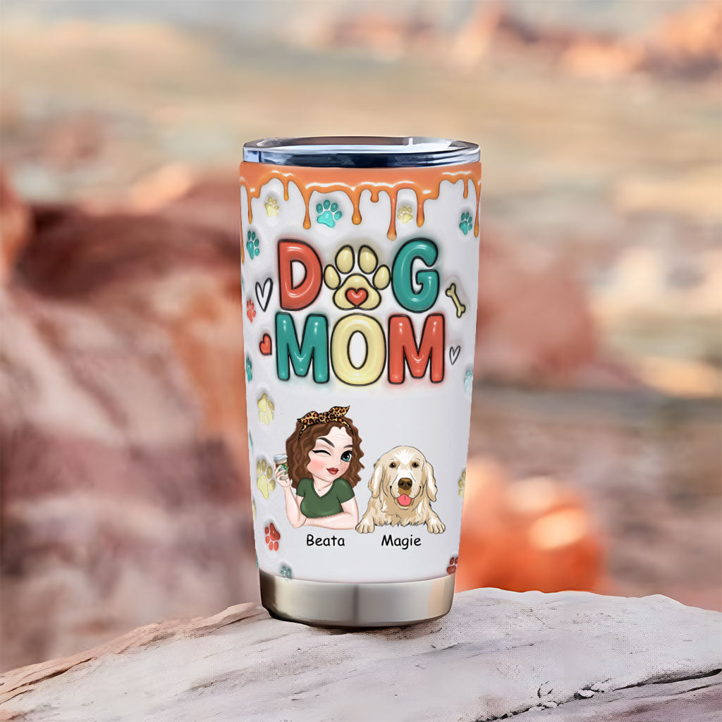 Mom Of Dogs - Personalized Custom Tumbler