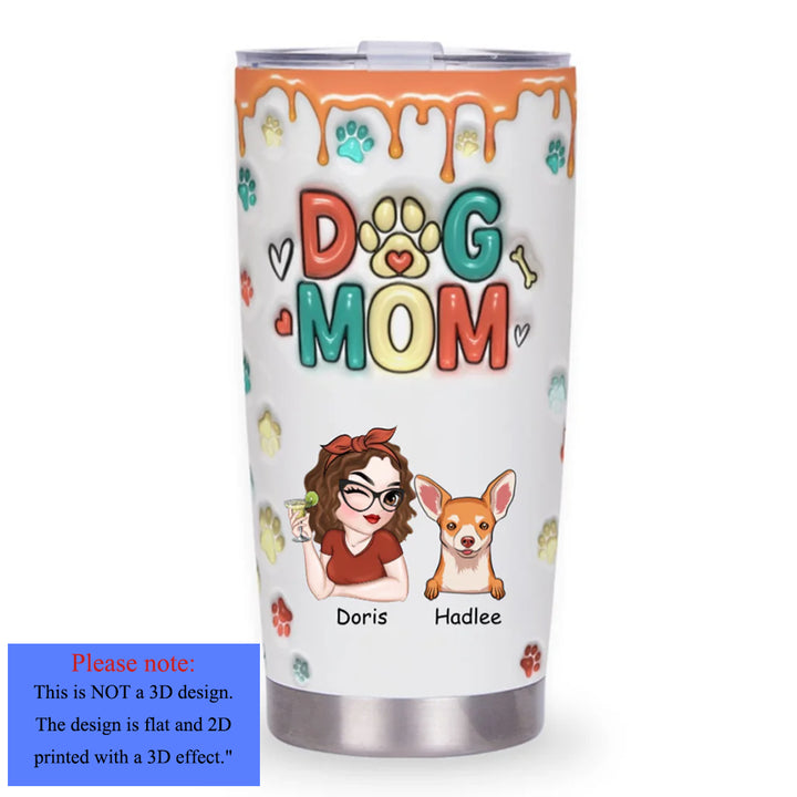 Mom Of Dogs - Personalized Custom Tumbler