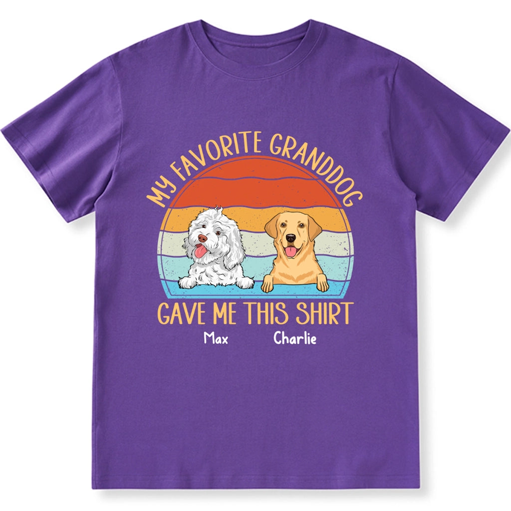 My Granddog Gave Me This Shirt - Personalized Custom Unisex T-Shirt