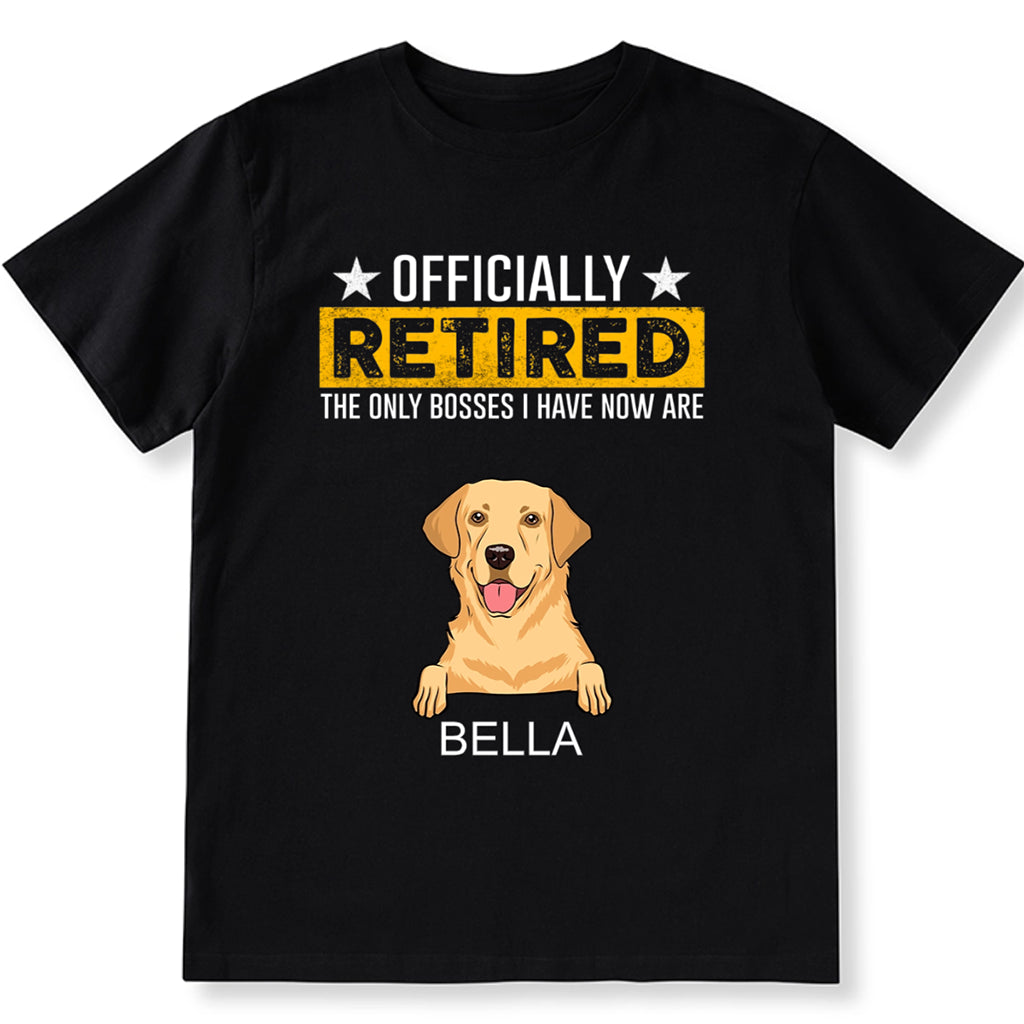 Officially Retired - Personalized Custom Unisex T-shirt