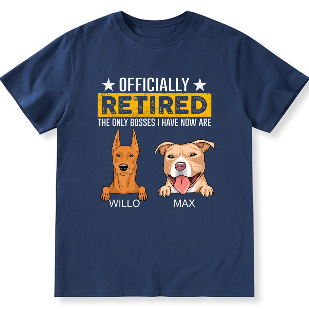 Officially Retired - Personalized Custom Unisex T-shirt