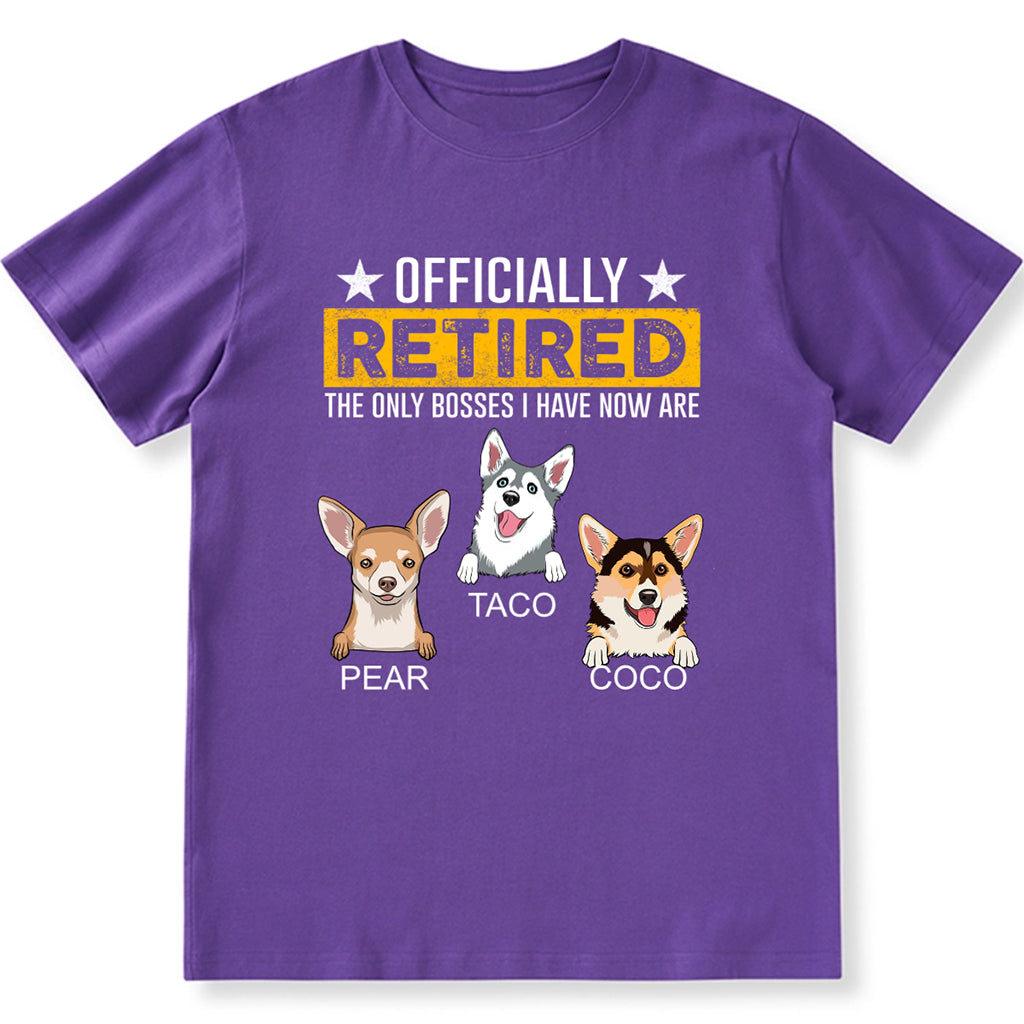 Officially Retired - Personalized Custom Unisex T-shirt