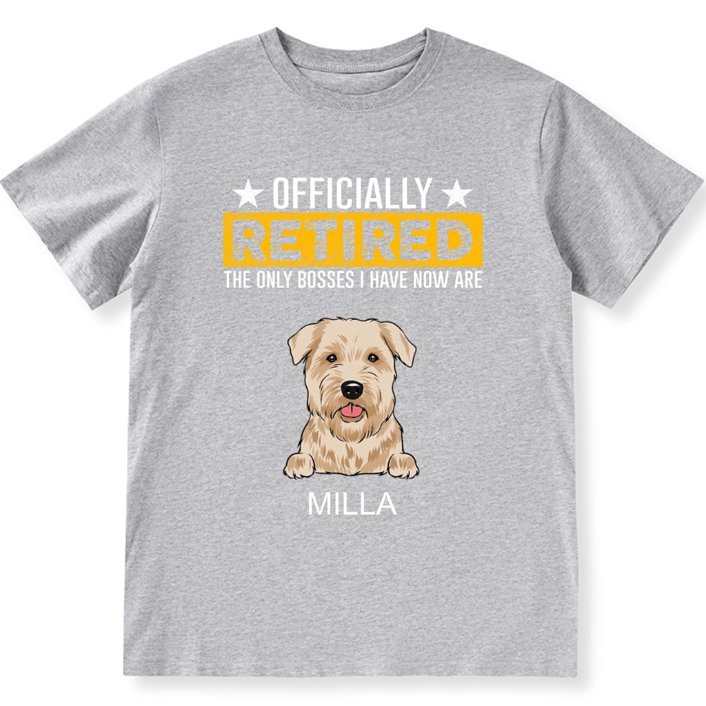 Officially Retired - Personalized Custom Unisex T-shirt