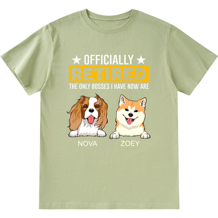 Officially Retired - Personalized Custom Unisex T-shirt