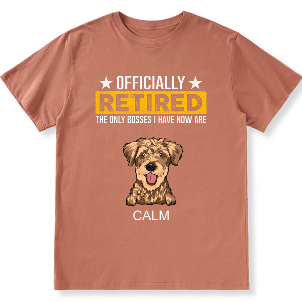 Officially Retired - Personalized Custom Unisex T-shirt