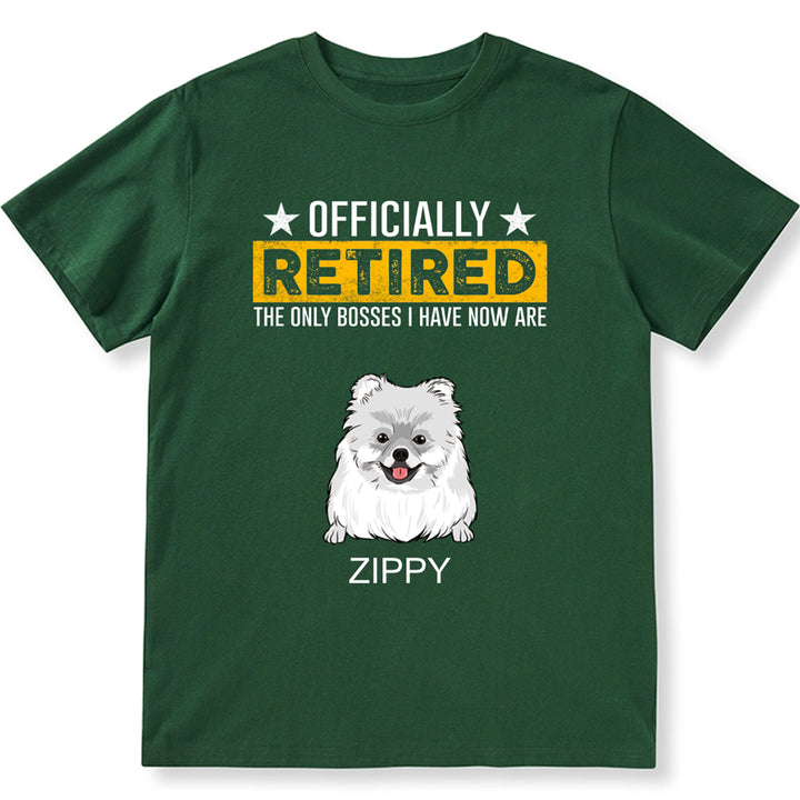 Officially Retired - Personalized Custom Unisex T-shirt