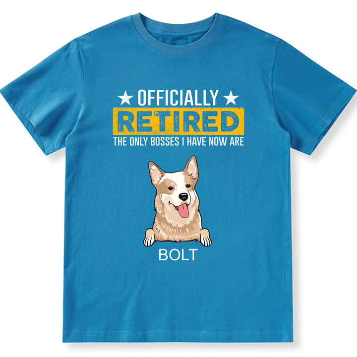 Officially Retired - Personalized Custom Unisex T-shirt