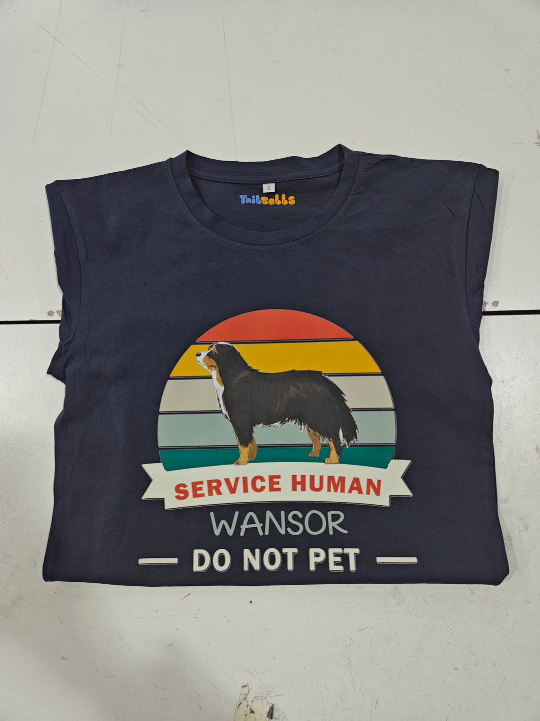 TailTells Service Human Statement - Personalized Custom Unisex T-shirt