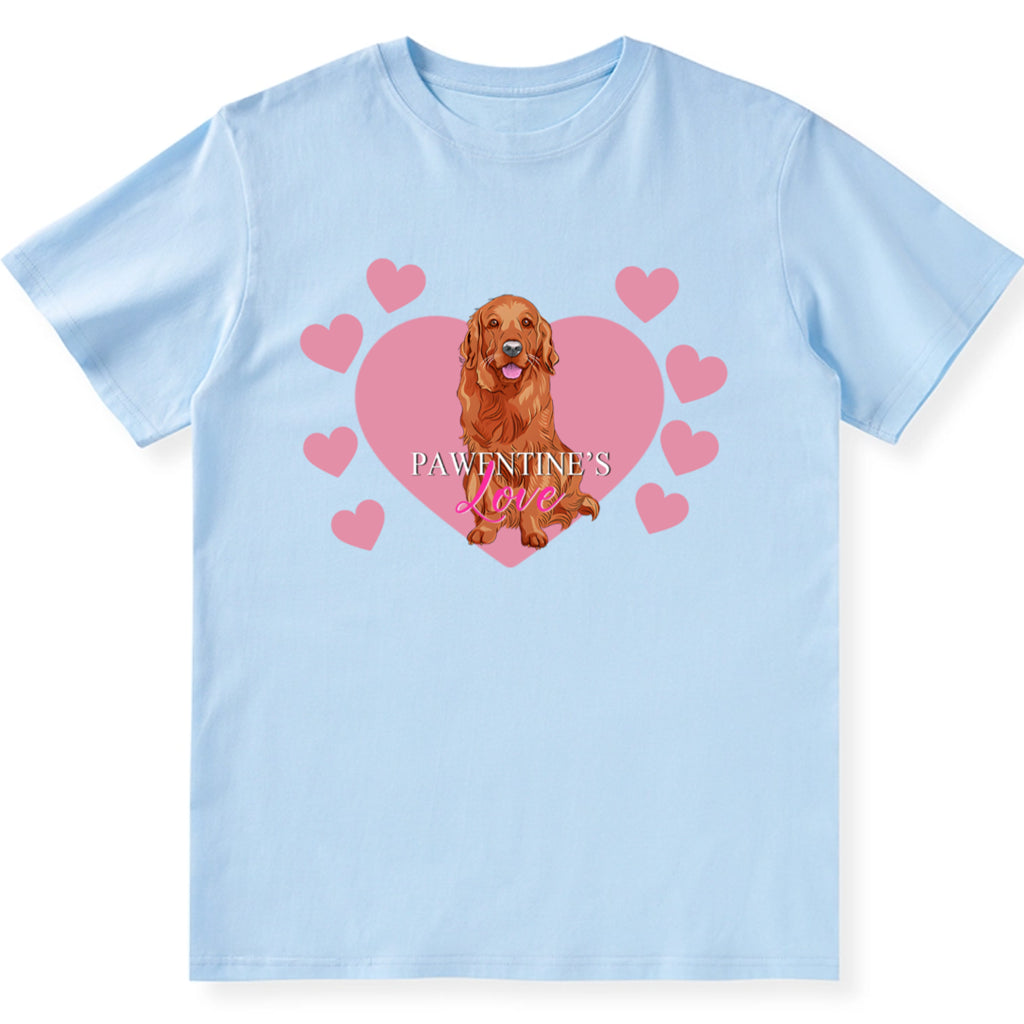 Pawentine's Love - Personalized Custom Unisex T-shirt