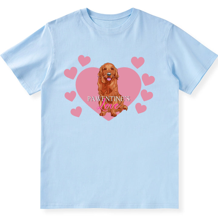 Pawentine's Love - Personalized Custom Unisex T-shirt