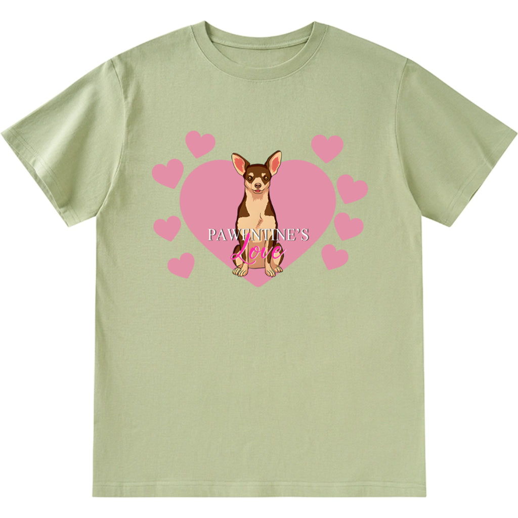 Pawentine's Love - Personalized Custom Unisex T-shirt