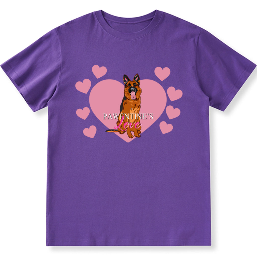 Pawentine's Love - Personalized Custom Unisex T-shirt