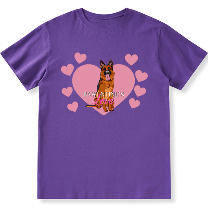 Pawentine's Love - Personalized Custom Unisex T-shirt