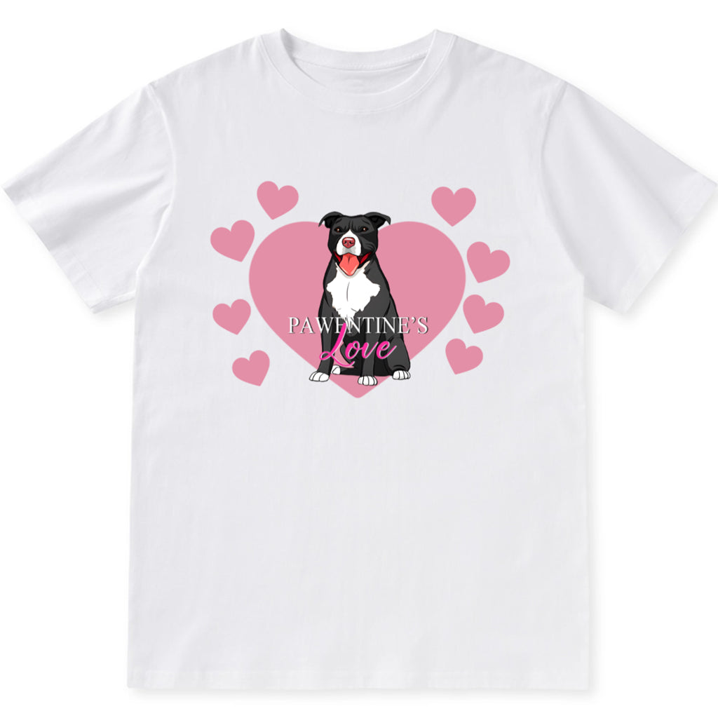 Pawentine's Love - Personalized Custom Unisex T-shirt