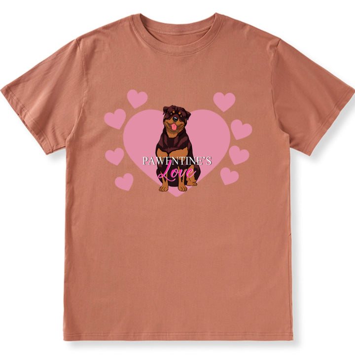 Pawentine's Love - Personalized Custom Unisex T-shirt