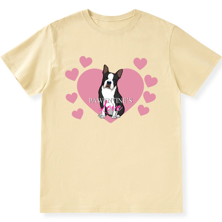 Pawentine's Love - Personalized Custom Unisex T-shirt