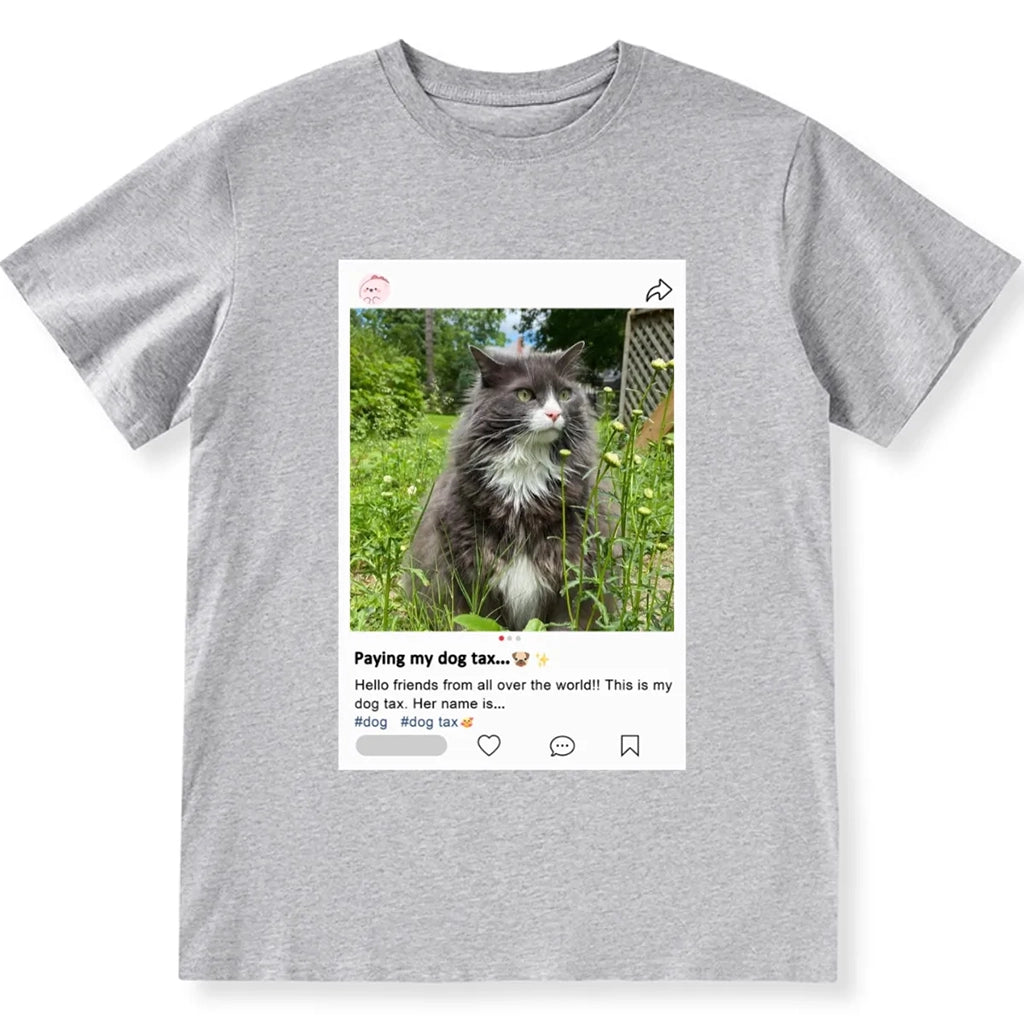 Paying My Dog/Cat Tax - Personalized Custom Unisex T-shirt