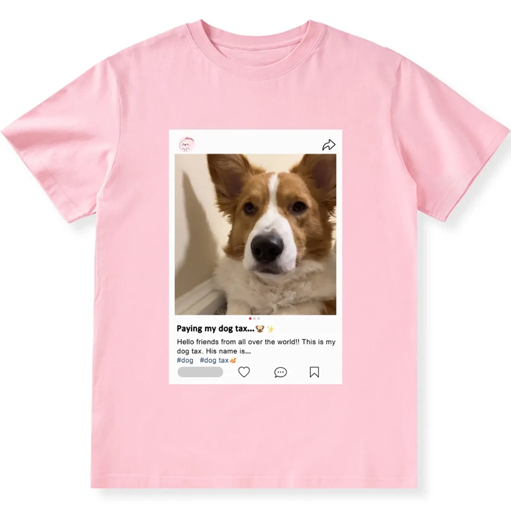 Paying My Dog/Cat Tax - Personalized Custom Unisex T-shirt