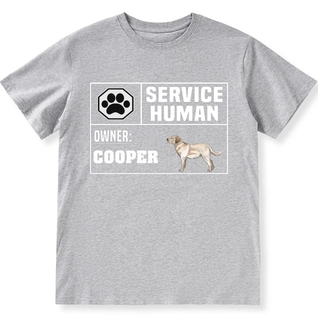 Service Human Logo 3 - Personalized Custom T-shirt