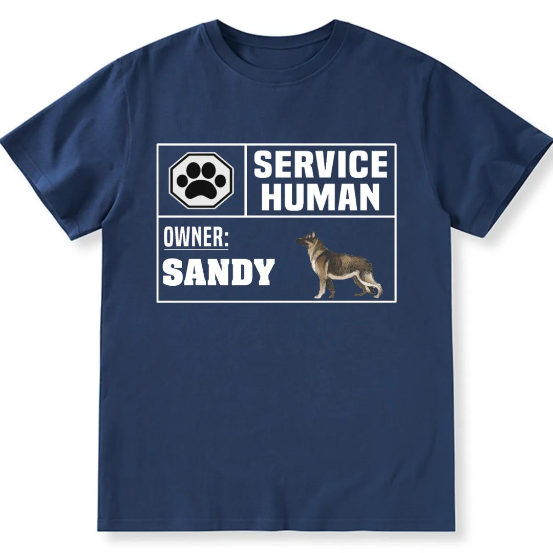 Service Human Logo 3 - Personalized Custom T-shirt