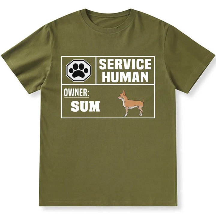 Service Human Logo 3 - Personalized Custom T-shirt