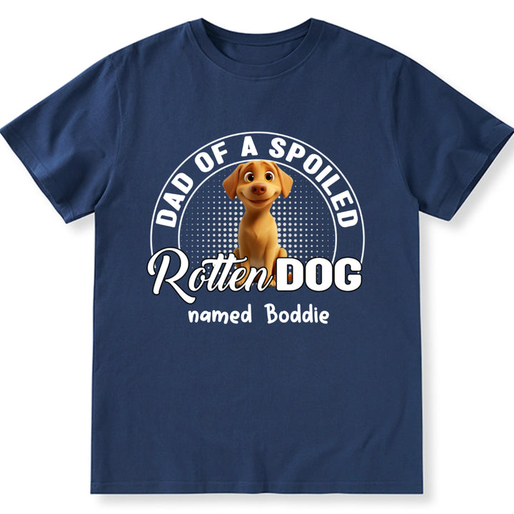 Spoiled Rotten Dog Chibi Cartoon - Personalized Custom Unisex T-Shirt