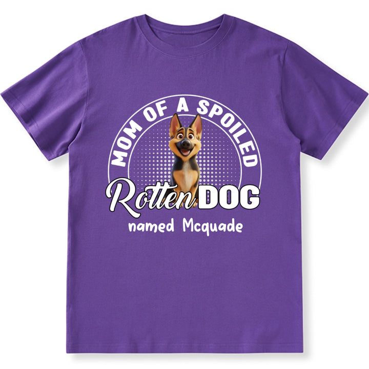 Spoiled Rotten Dog Chibi Cartoon - Personalized Custom Unisex T-Shirt