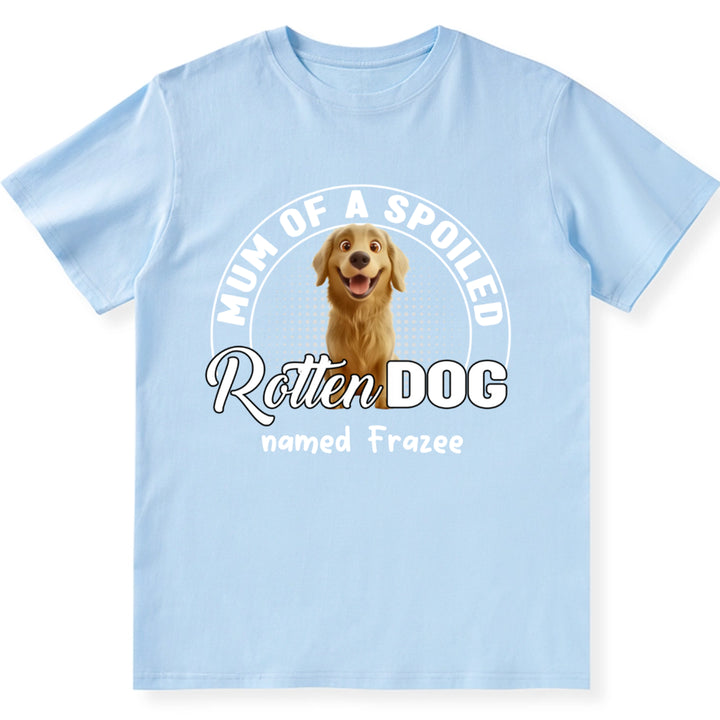 Spoiled Rotten Dog Chibi Cartoon - Personalized Custom Unisex T-Shirt