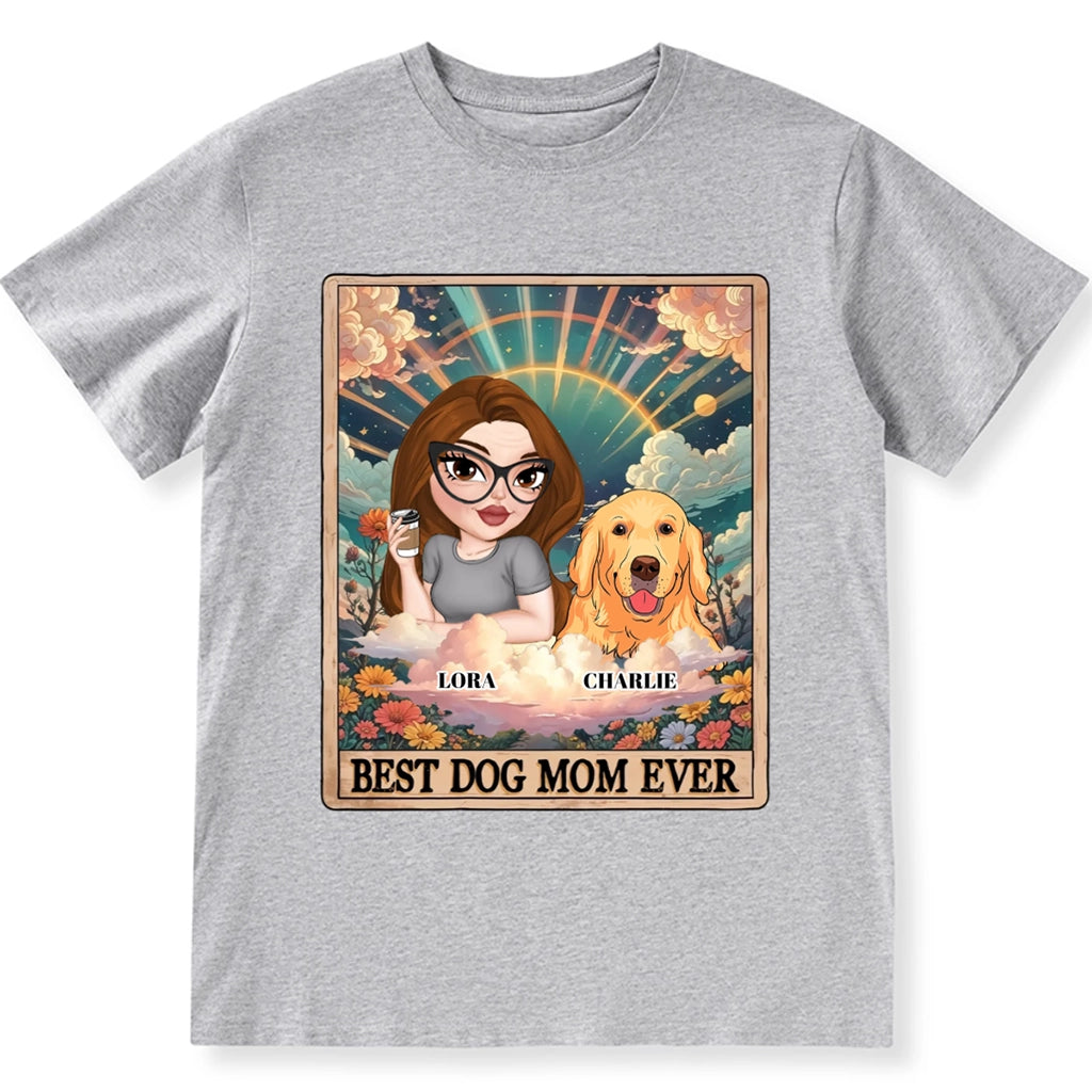 Tarot Dog Mom - Personalized Custom Unisex T-shirt