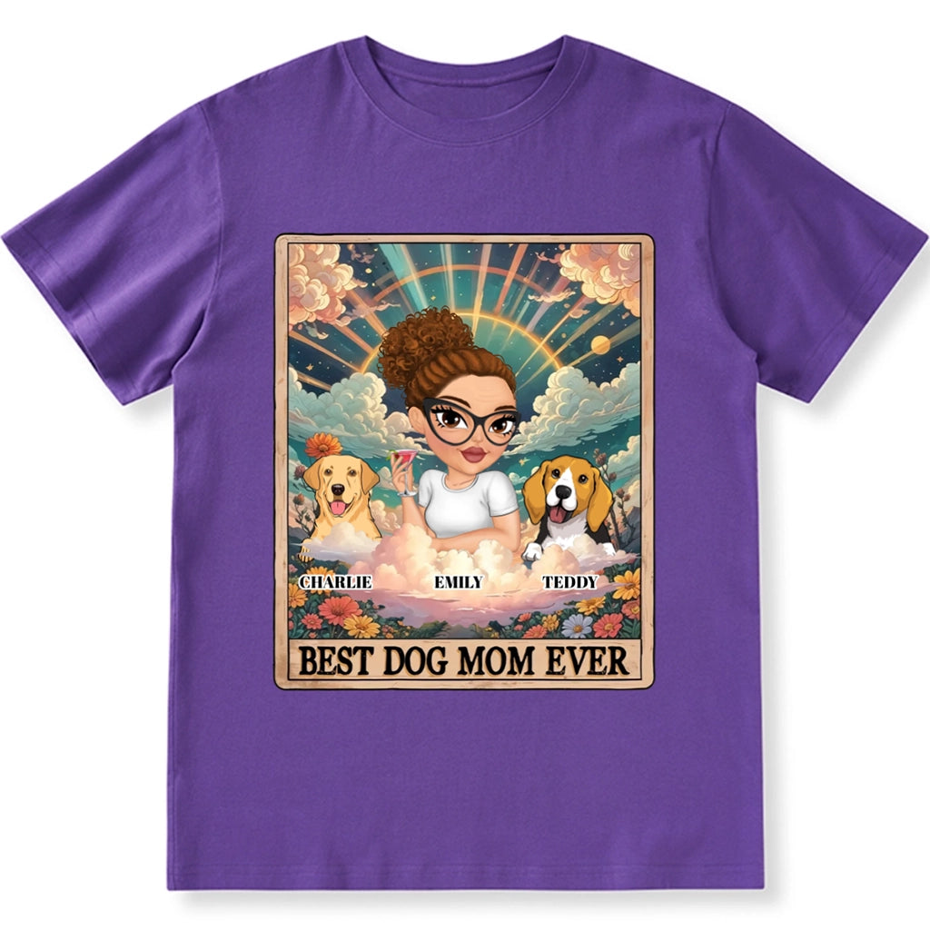 Tarot Dog Mom - Personalized Custom Unisex T-shirt