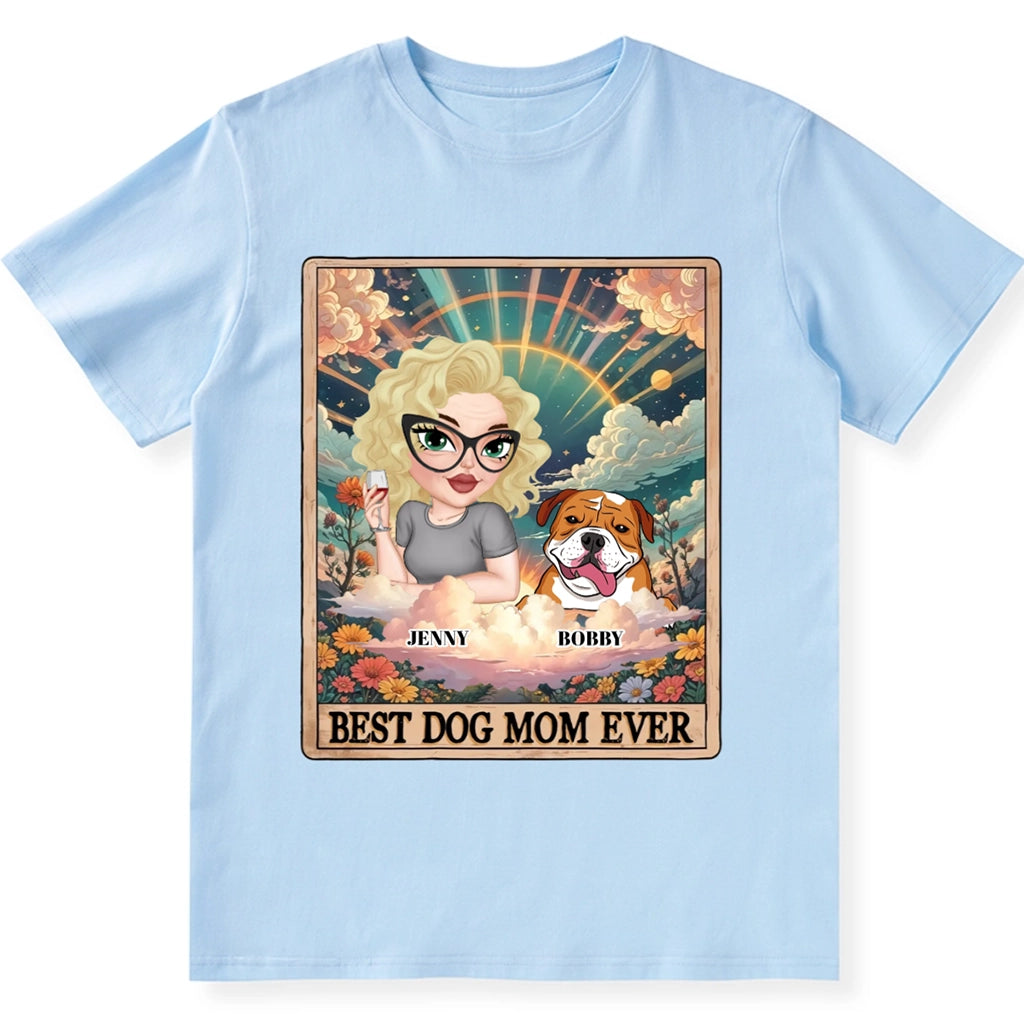 Tarot Dog Mom - Personalized Custom Unisex T-shirt