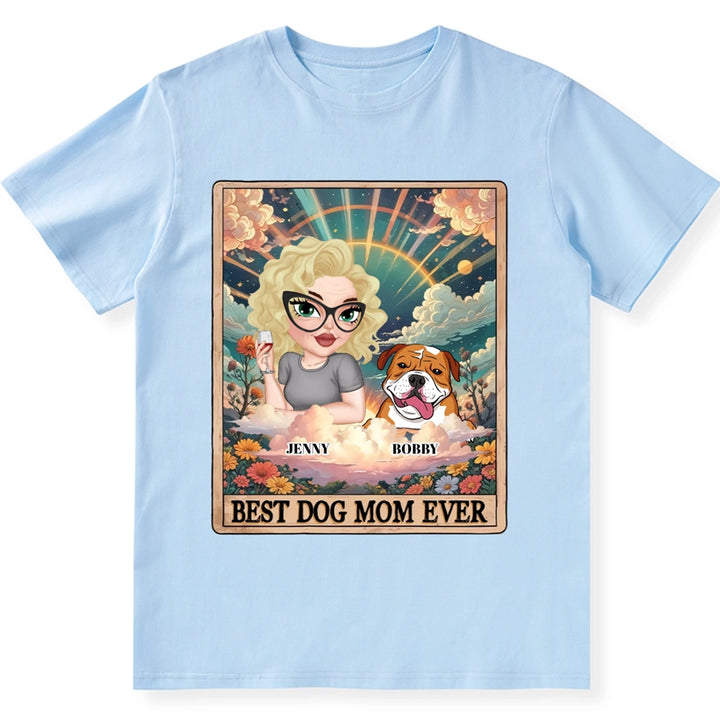 Tarot Dog Mom - Personalized Custom Unisex T-shirt