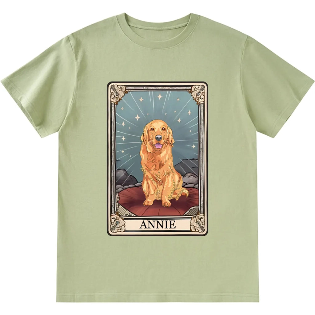 The Dog Tarot Card Shirt - Personalized Custom Unisex T-shirt