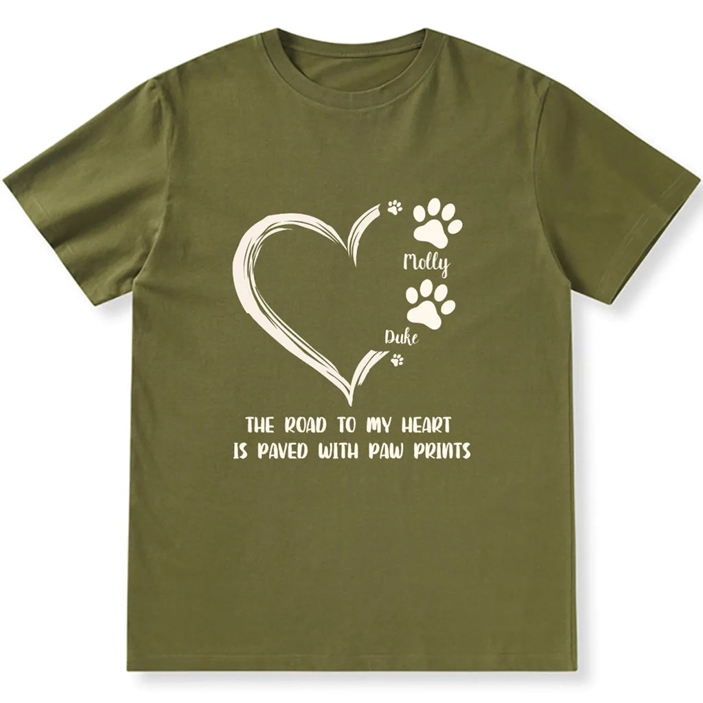 The Road To Heart - Personalized Custom T-shirt