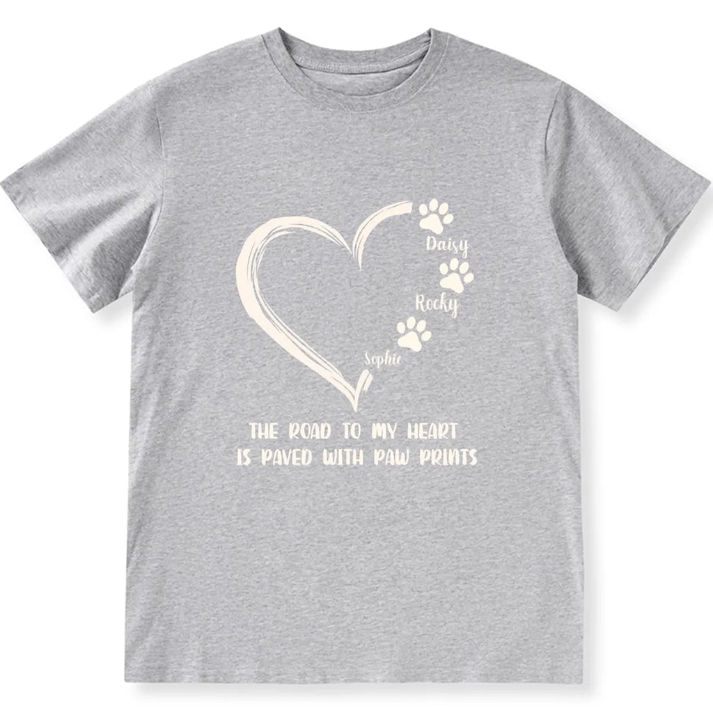 The Road To Heart - Personalized Custom T-shirt