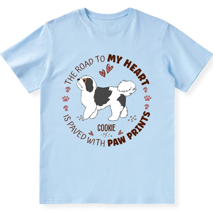 The Road To My Heart - Personalized Custom Unisex T-shirt