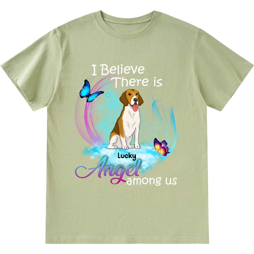 There Are Angels Among Us - Personalized Custom Unisex T-Shirt