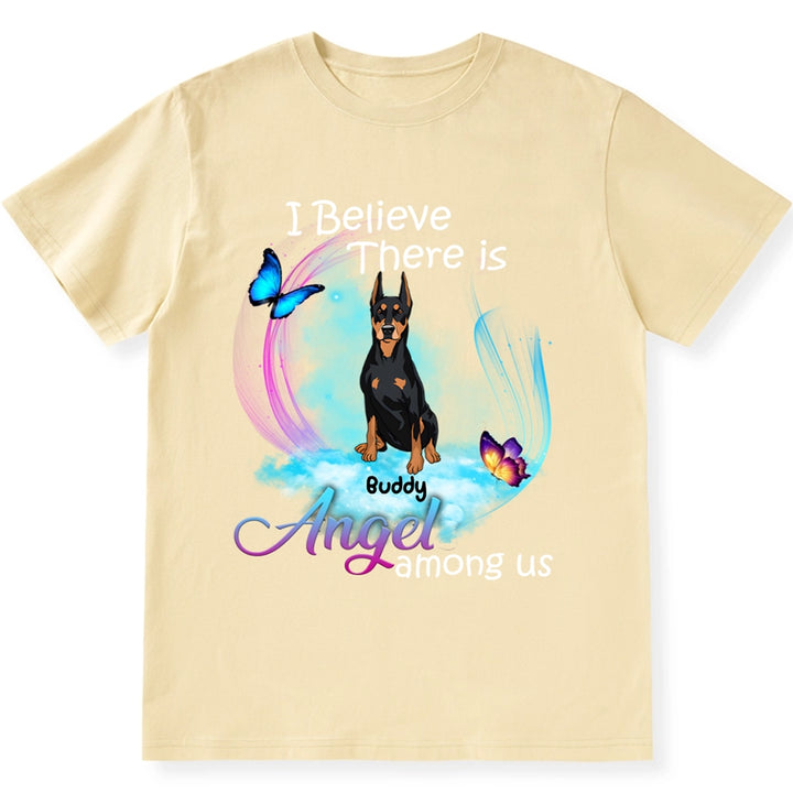 There Are Angels Among Us - Personalized Custom Unisex T-Shirt