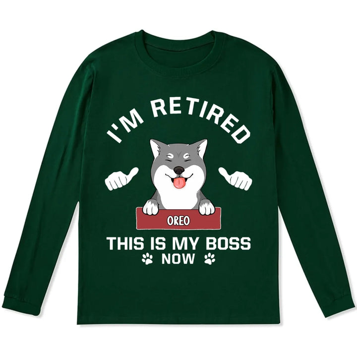 This Is My Boss - Personalized Custom Long Sleeve T-shirt