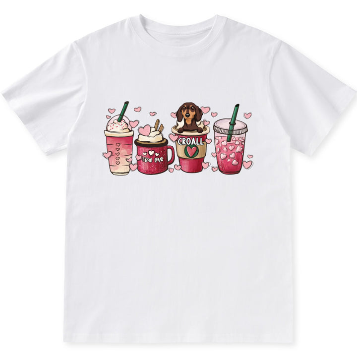 True Love Coffee Moments - Personalized Custom Unisex T-shirt