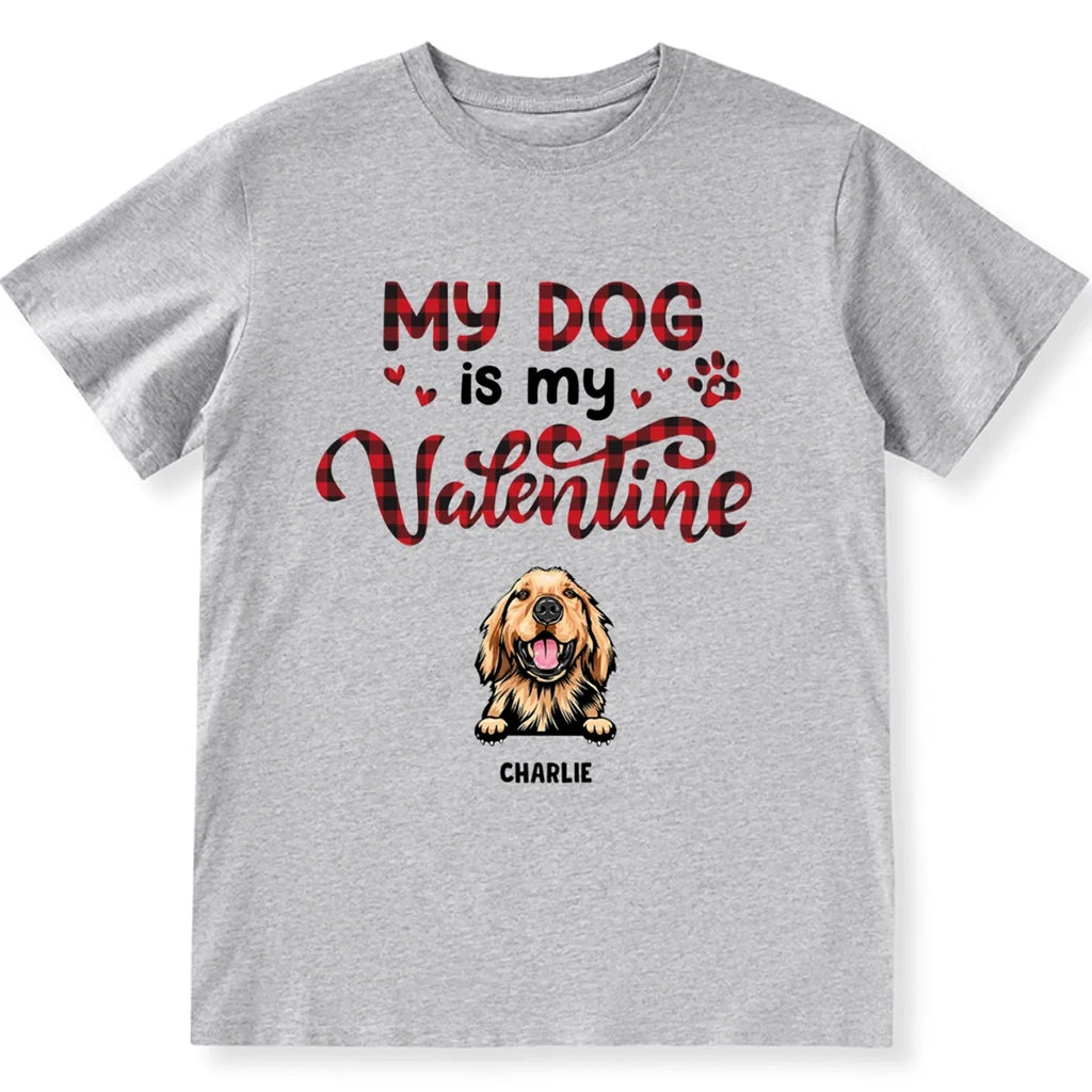 Valentine Dogs - Personalized Custom Unisex T-shirt