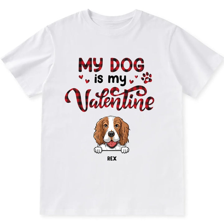 Valentine Dogs - Personalized Custom Unisex T-shirt