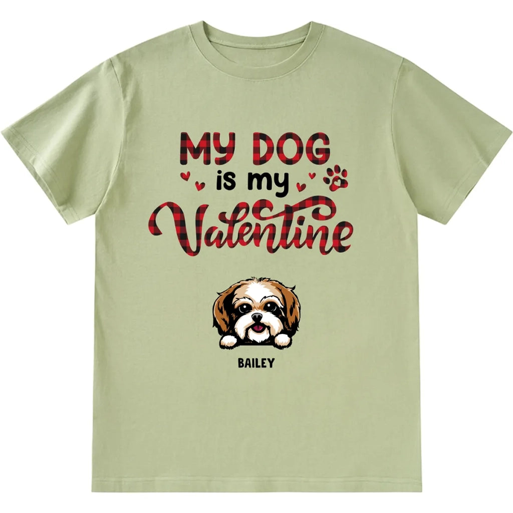 Valentine Dogs - Personalized Custom Unisex T-shirt