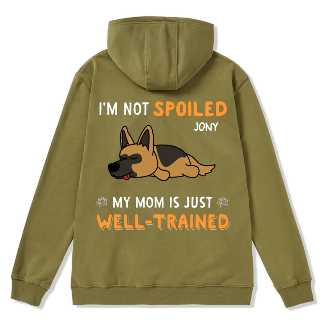 We Are Not Spoiled Our Dad Is Just Well-Trained - Personalized Custom Zipper Hoodie