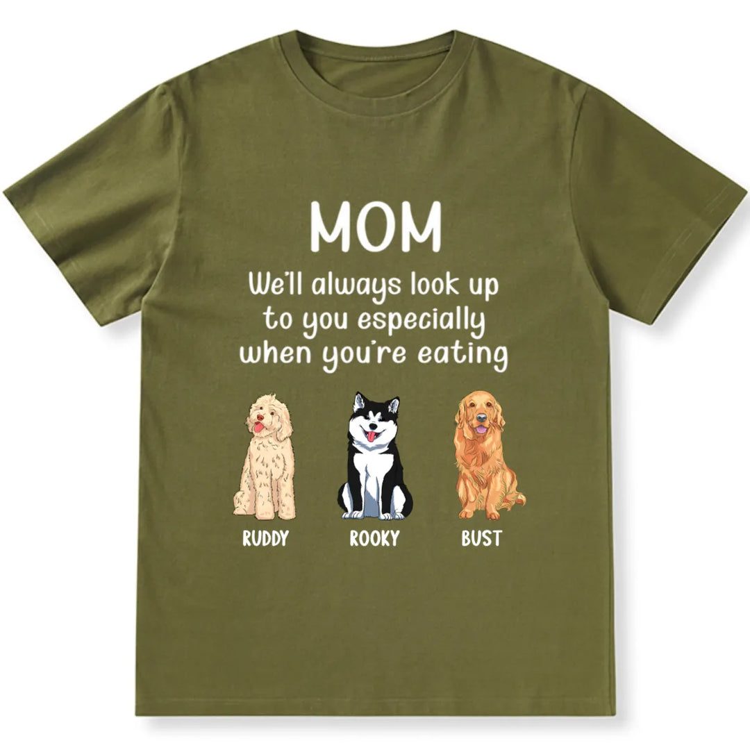 When You're Eating - Personalized Custom Unisex T-shirt