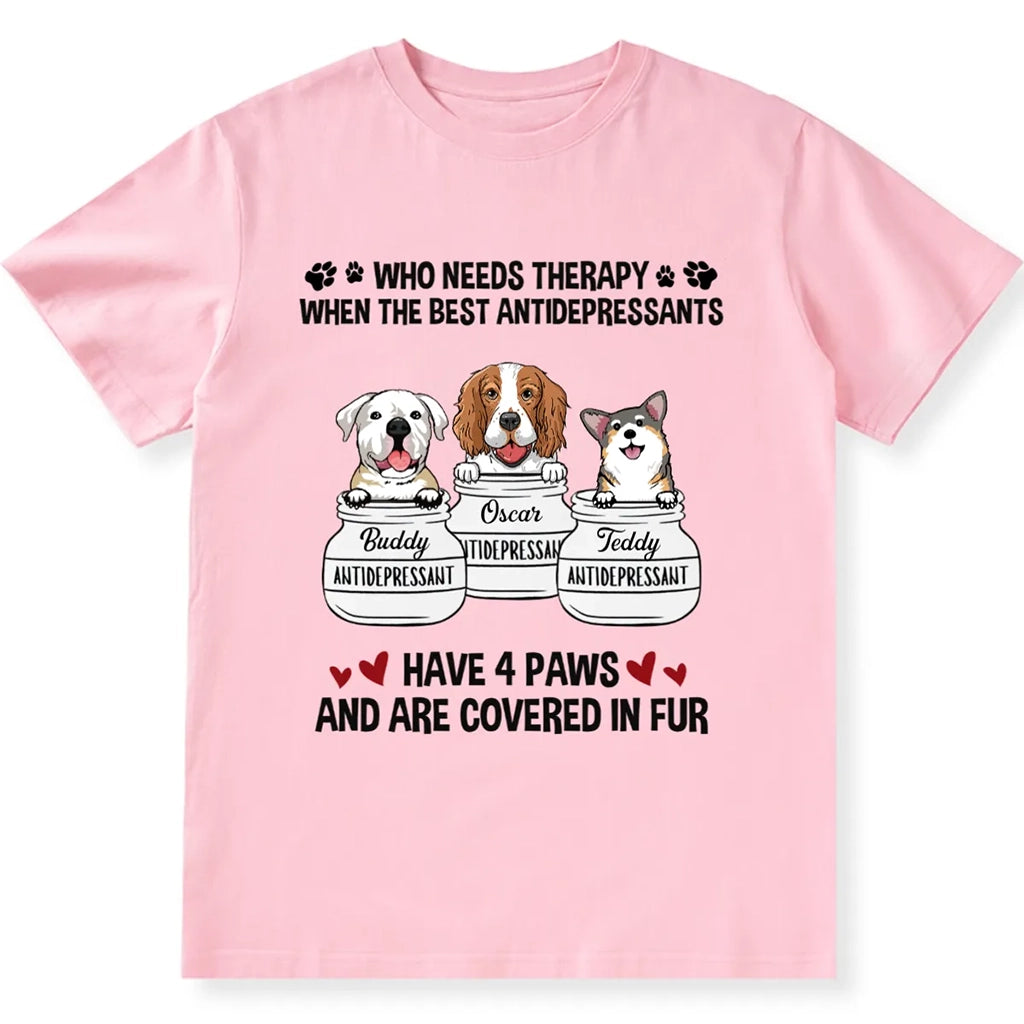 Who Needs Therapy - Personalized Custom Unisex T-shirt