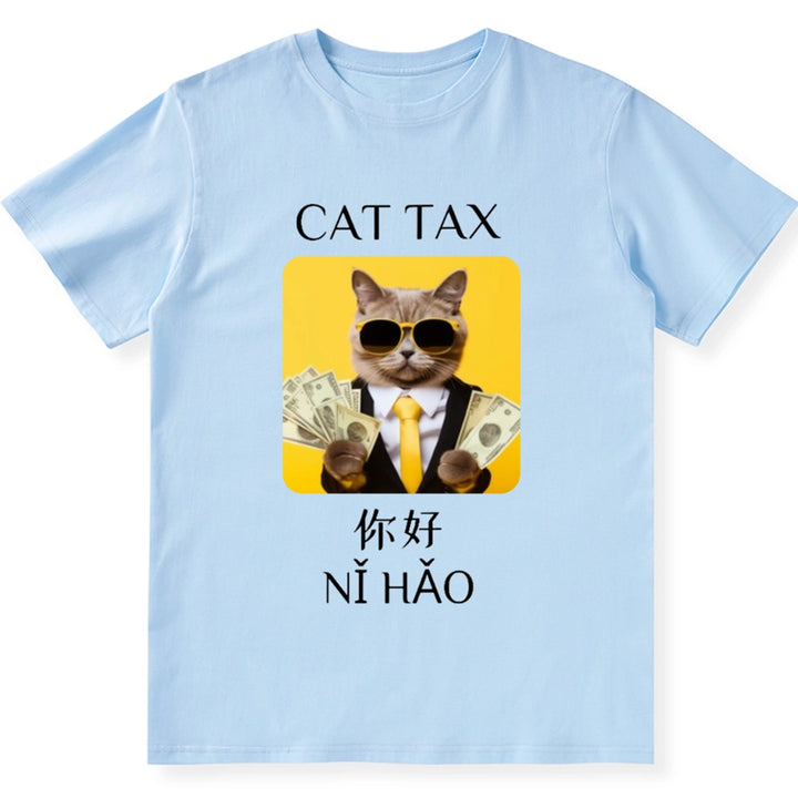 Cat Tax Dog Tax- Personalized Custom Photo Unisex T-shirt