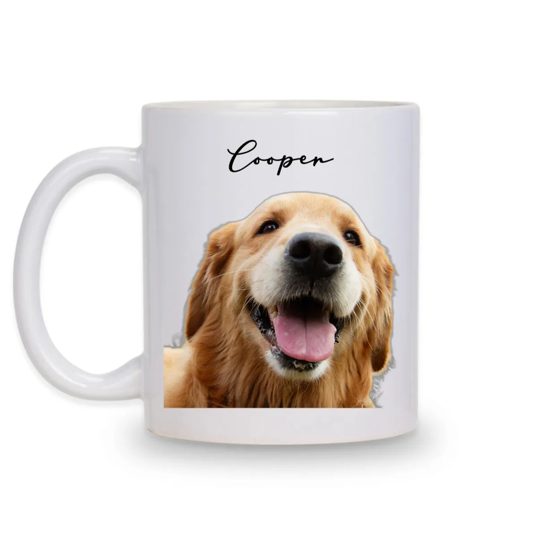 Custom Photo Our Human Servant - Personalized Custom Coffee Mug